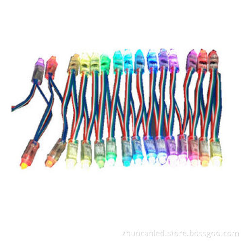 12mm WS2801 pixel LED, 12mm diameter, full color, string lights